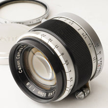 画像をギャラリービューアに読み込む, キヤノン Canon 50mm F1.8 L39 LTM
