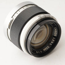 画像をギャラリービューアに読み込む, キヤノン Canon 50mm F1.8 L39 LTM
