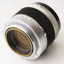 画像をギャラリービューアに読み込む, キヤノン Canon 50mm F1.8 L39 LTM
