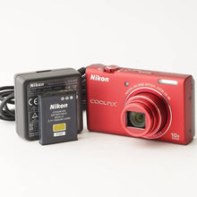 画像をギャラリービューアに読み込む, ニコン Nikon COOLPIX S6200 ブリリアントレッド 10x 広角光学ズーム
