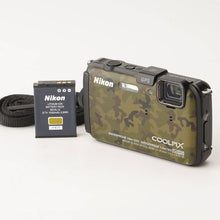 Load image into Gallery viewer, Nikon COOLPIX AW100 Forest Camouflage 5x Optical Zoom
