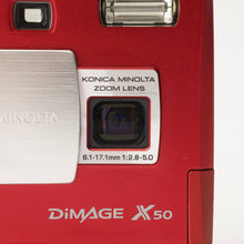 画像をギャラリービューアに読み込む, ミノルタ Konica Minolta Dimage X50 スウィートレッド Compact Digital Camera
