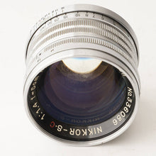 画像をギャラリービューアに読み込む, ニコン Nikon NIKKOR-S.C 50mm F1.4 L39 ライカ Lマウント

