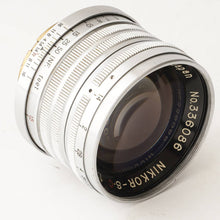 画像をギャラリービューアに読み込む, ニコン Nikon NIKKOR-S.C 50mm F1.4 L39 ライカ Lマウント
