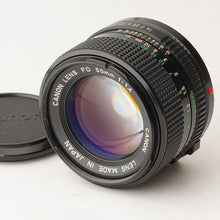 画像をギャラリービューアに読み込む, キヤノン Canon New FD 50mm F1.4

