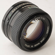 画像をギャラリービューアに読み込む, キヤノン Canon New FD 50mm F1.4
