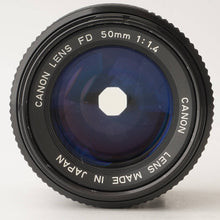 画像をギャラリービューアに読み込む, キヤノン Canon New FD 50mm F1.4
