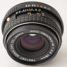 画像をギャラリービューアに読み込む, ペンタックス Pentax SMC PENTAX-M 28mm F2.8 Kマウント
