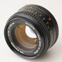 Load image into Gallery viewer, Minolta XG-E / MD ROKKOR 50mm f/1.4

