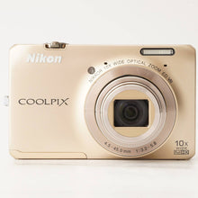 Load image into Gallery viewer, Nikon COOLPIX S6300 Elegant Gold 10x Wide Optical Zoom
