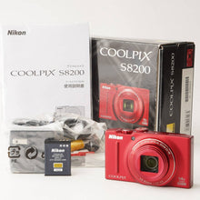 画像をギャラリービューアに読み込む, ニコン Nikon COOLPIX S8200 ブリリアン レッド 14x 光学ズーム

