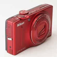 画像をギャラリービューアに読み込む, ニコン Nikon COOLPIX S8200 ブリリアン レッド 14x 光学ズーム
