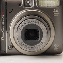 Load image into Gallery viewer, Canon PowerShot A590 IS Gray 4x Optical Zoom
