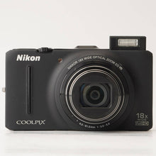 Load image into Gallery viewer, Nikon COOLPIX S9300 Black 18x Wide Optical Zoom
