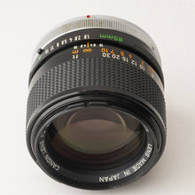 画像をギャラリービューアに読み込む, キヤノン Canon FD 85mm F1.8 S.S.C.
