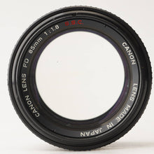 画像をギャラリービューアに読み込む, キヤノン Canon FD 85mm F1.8 S.S.C.
