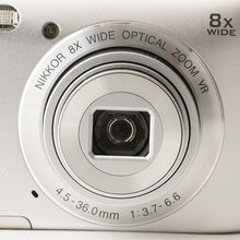 画像をギャラリービューアに読み込む, ニコン Nikon COOLPIX S3700 シルバー 8x 光学ズーム
