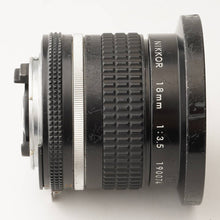 画像をギャラリービューアに読み込む, ニコン Nikon Ai-s Nikkor 18mm F3.5 Fマウント
