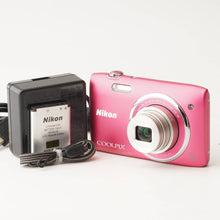Load image into Gallery viewer, Nikon COOLPIX S3500 Pink 7x Wide Optical Zoom
