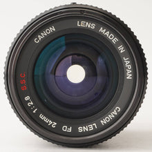 Load image into Gallery viewer, Canon FD 24mm f/2.8 S.S.C.
