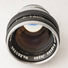 画像をギャラリービューアに読み込む, ニコン Nippon Kogaku Nikkor-S C 50mm F1.4 Sマウント
