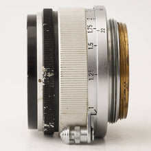 画像をギャラリービューアに読み込む, キヤノン Canon 35mm F1.8 ライカ L39 マウント
