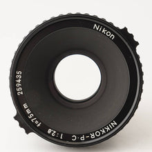 画像をギャラリービューアに読み込む, ニコン Nikon NIKKOR-P･C 75mm F/2.8  ブロニカ S S2 S2A EC用
