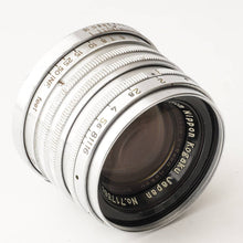 画像をギャラリービューアに読み込む, ニコン Nippon Kogaku NIKKOR H C 5cm 50mm F2 ライカL39マウント
