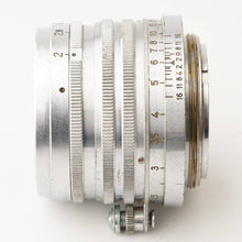 画像をギャラリービューアに読み込む, ニコン Nippon Kogaku NIKKOR H C 5cm 50mm F2 ライカL39マウント

