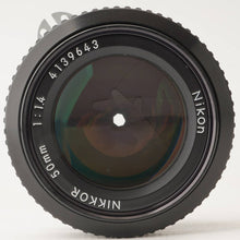 画像をギャラリービューアに読み込む, ニコン Nikon Ai NIKKOR 50mm F1.4 Fマウント
