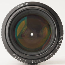 画像をギャラリービューアに読み込む, ニコン Nikon Ai-s NIKKOR 50mm F1.2 SIC仕様
