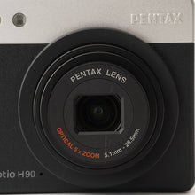画像をギャラリービューアに読み込む, ペンタックス Pentax Optio H90 銀 × 墨 シルバー ブラック  5x 光学ズーム
