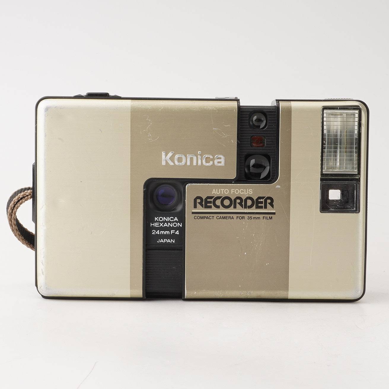 ☆コニカ Konica AUTO FOCUS RECORDER HEXANON 24mm F4 ブラック 