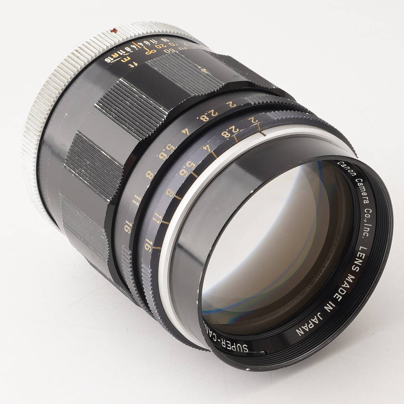 二列目で絞り動きますCanon super-canomatic LENS R 100? f2 - レンズ