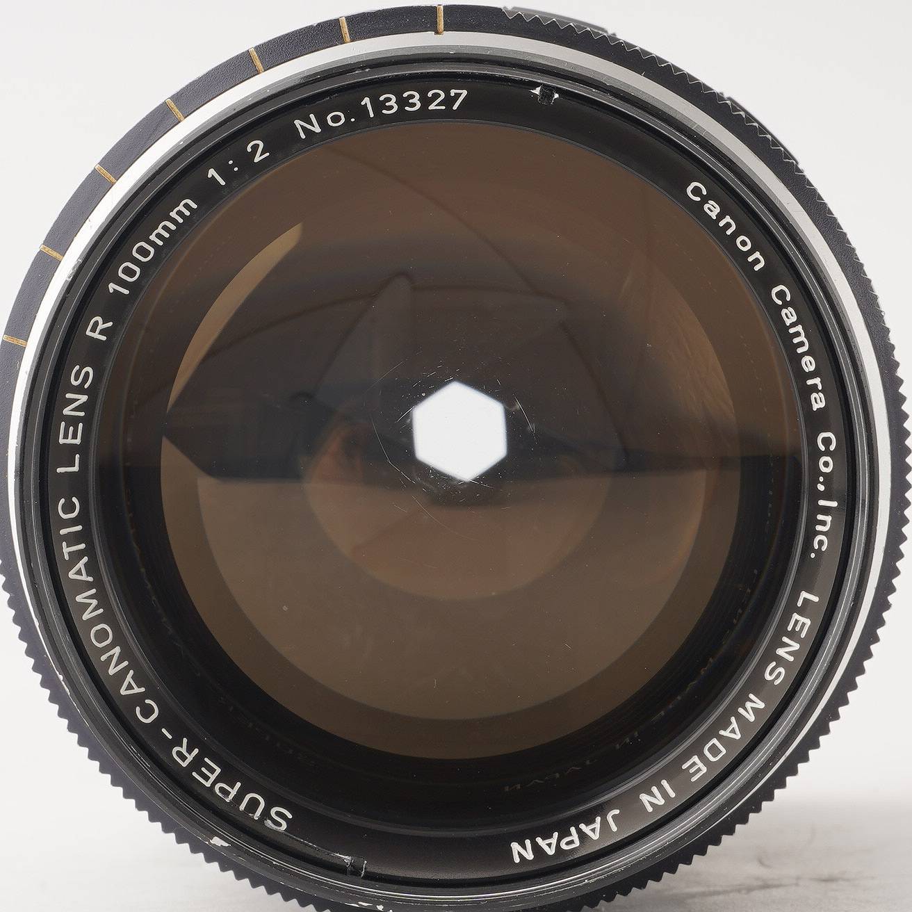 二列目で絞り動きますCanon super-canomatic LENS R 100? f2 - レンズ