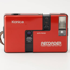 Konica Auto Focus Recorder Hexanon 24mm f/4 red