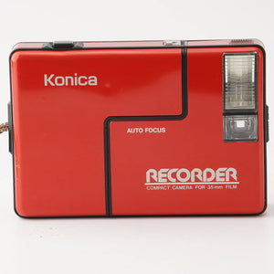 コニカ Konica レコーダー Auto Focus Recorder / Hexanon 24mm F4 レッド