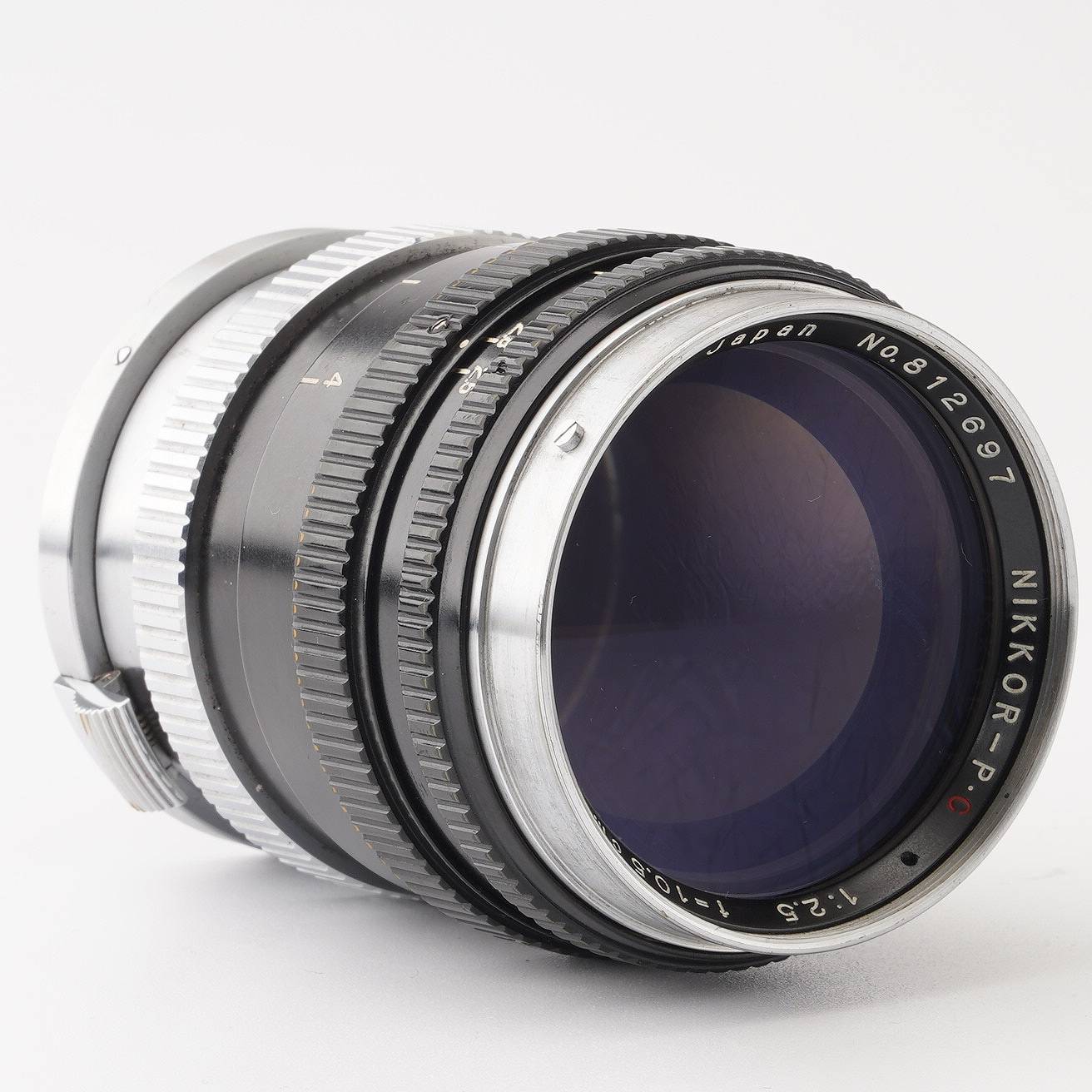 純正販促Nikon ニコン Nikkor-P.C 10.5cm f2.5 レンズ(単焦点)