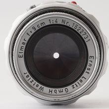 画像をギャラリービューアに読み込む, ライカ Leica Ernst Leitz GmbH Wetzlar Elmar 9cm 90mm F4 ライカMマウント
