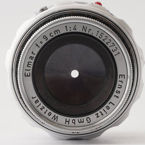 Leica Ernst Leitz GmbH Wetzlar Elmar 9cm 90mm f/4 Leica M mount