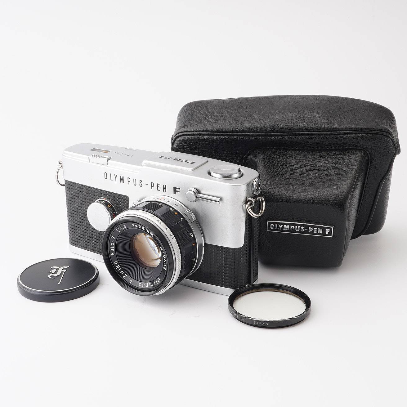 オリンパス PEN F + F.Zuiko Auto-S 38mm f1.8 - フィルムカメラ
