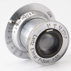 ライカ Leica Leitz Elmar 5cm 50mm F3.5 沈胴 ライカL39マウント