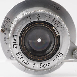 ライカ Leica Leitz Elmar 5cm 50mm F3.5 沈胴 ライカL39マウント 
