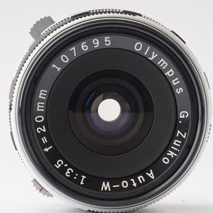 Olympus G.Zuiko Auto-W 20mm f/3.5 for PEN F FT – Natural Camera