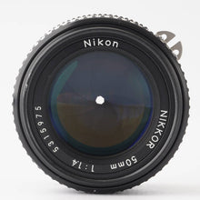 画像をギャラリービューアに読み込む, ニコン Nikon Ai-s NIKKOR 50mm F1.4
