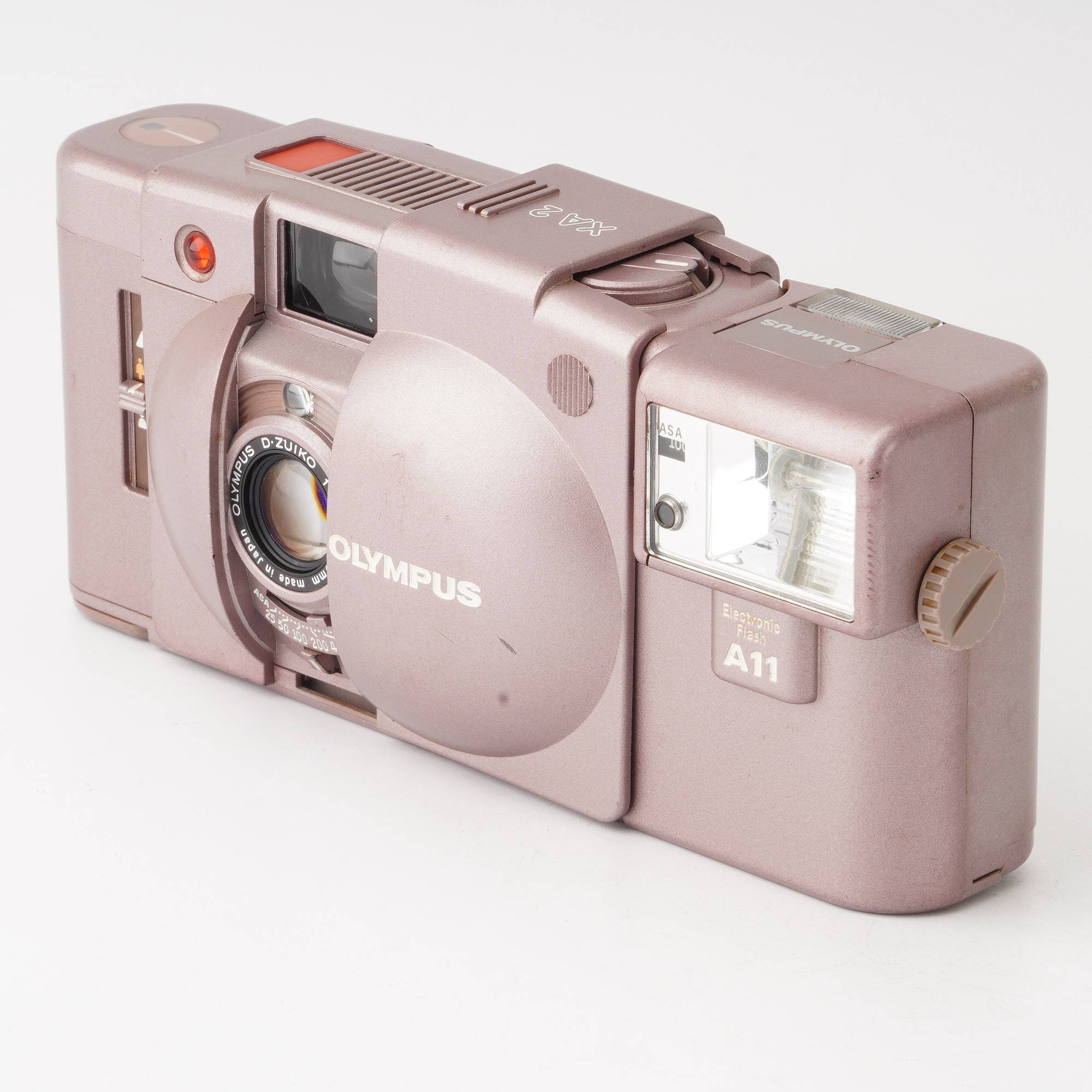 オリンパス OLYMPUS XA2 + A11 フラッシュワンタップカメラ - フィルム 
