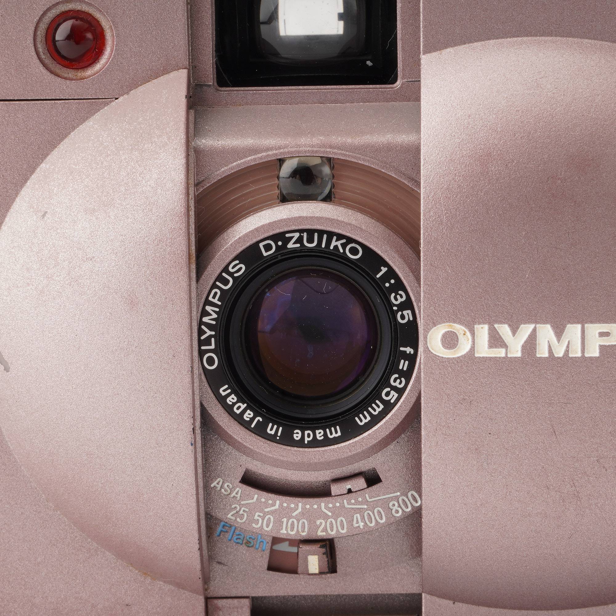 オリンパス Olympus XA2 ピンク / D ZUIKO 35mm F3.5 / Electronic Flash A11