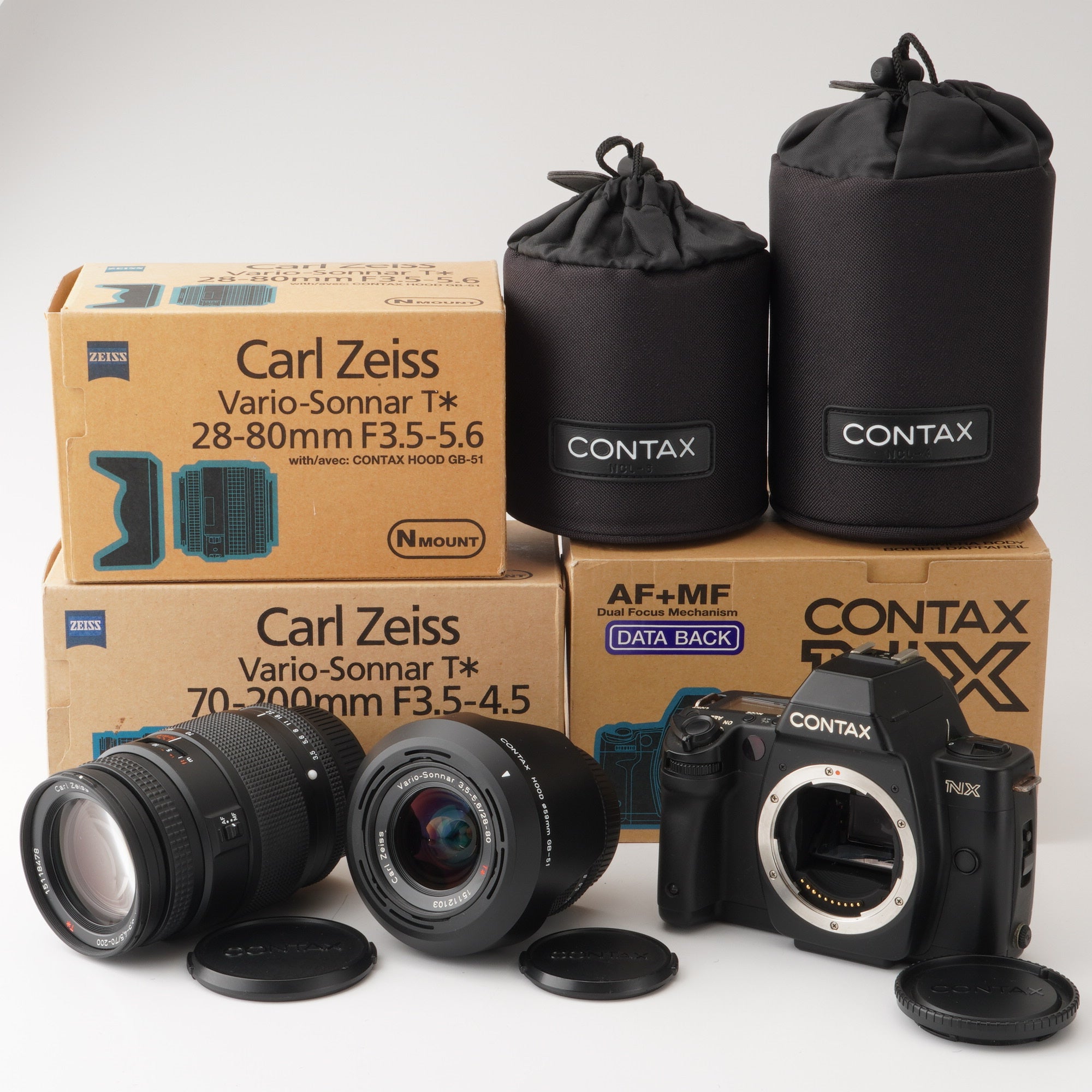 コンタックス Contax NX Carl Zeiss 28-80mm F3.5-5.6 T* 70-200mm F3.5-4.5 –  Natural Camera ナチュラルカメラ