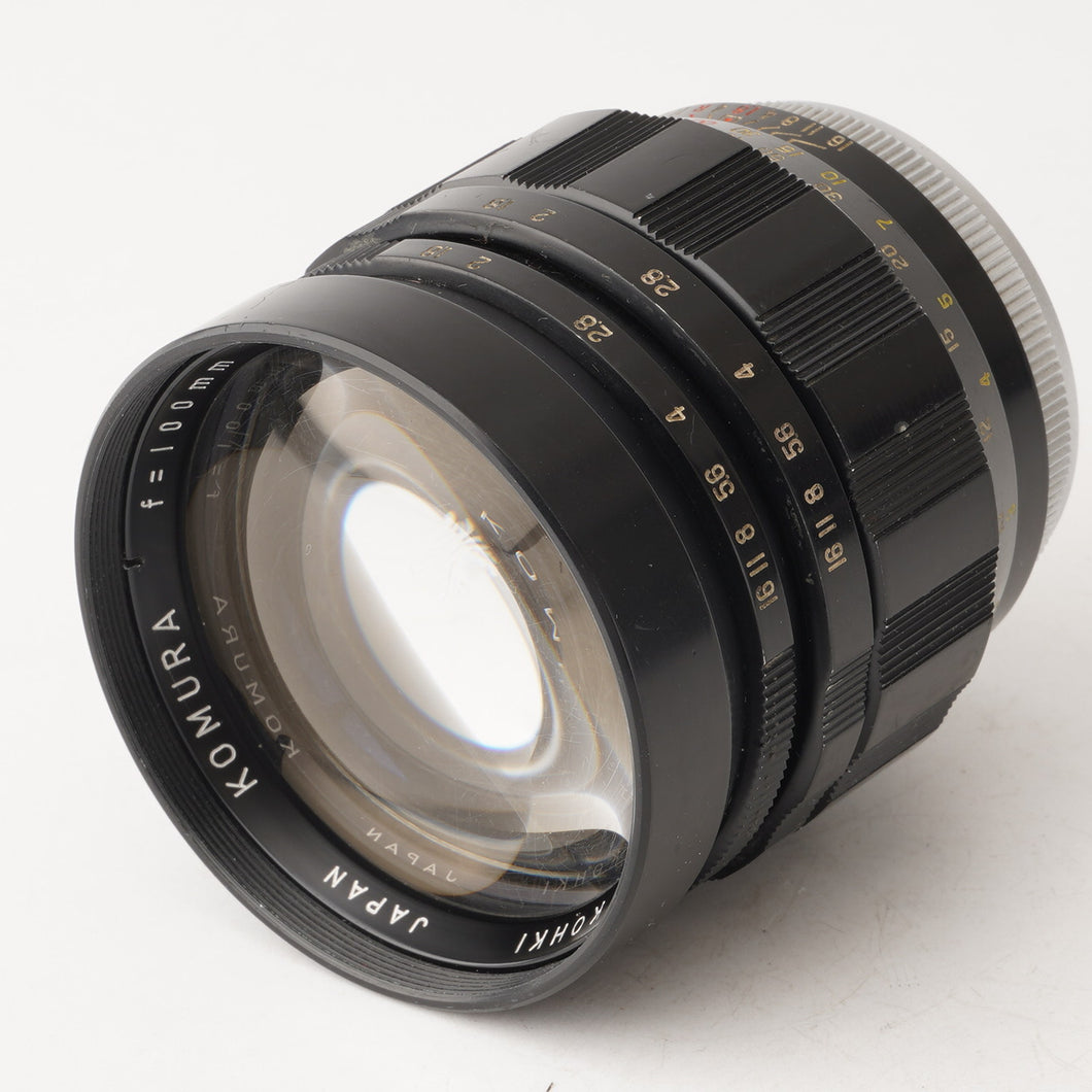 Sankyo Kohki KOMURA 100mm F1.8 M42マウント