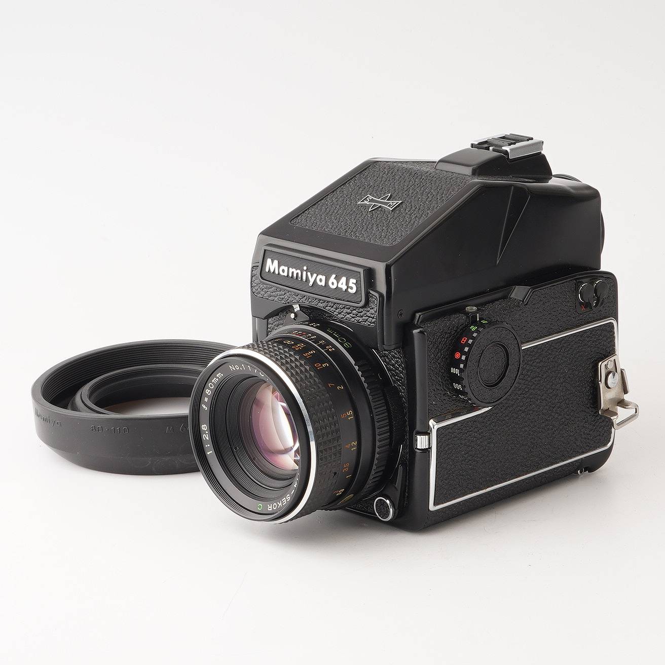 【動作OK】Mamiya 645 中判カメラ 1000S 80mm f1.9 Mamiya 645 Pro + MAMIYA-SEKOR C 80mm f1.9 - 三葉堂寫眞機店